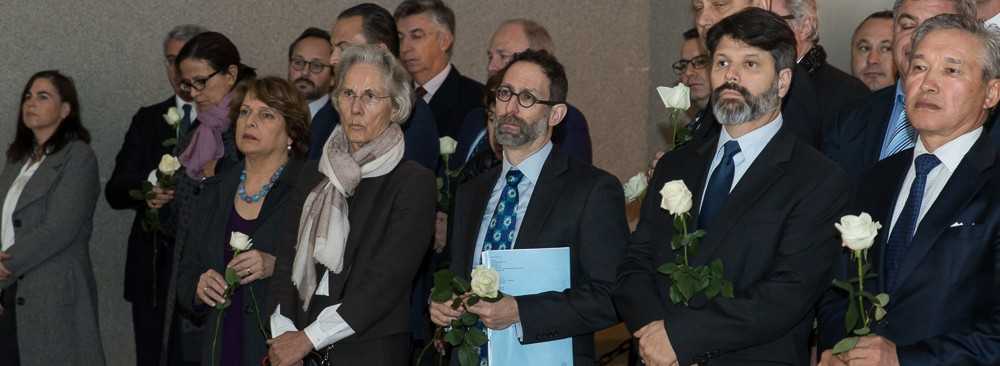 טקס לציון יום השואה באתר ההנצחה במשואה