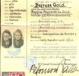 דרכון יהודי מתקופת השואה