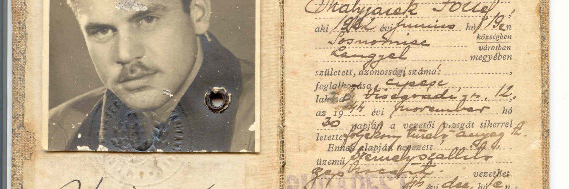 תעודת זהות מזוייפת של חבר מחתרת הנאשה בימי השואה